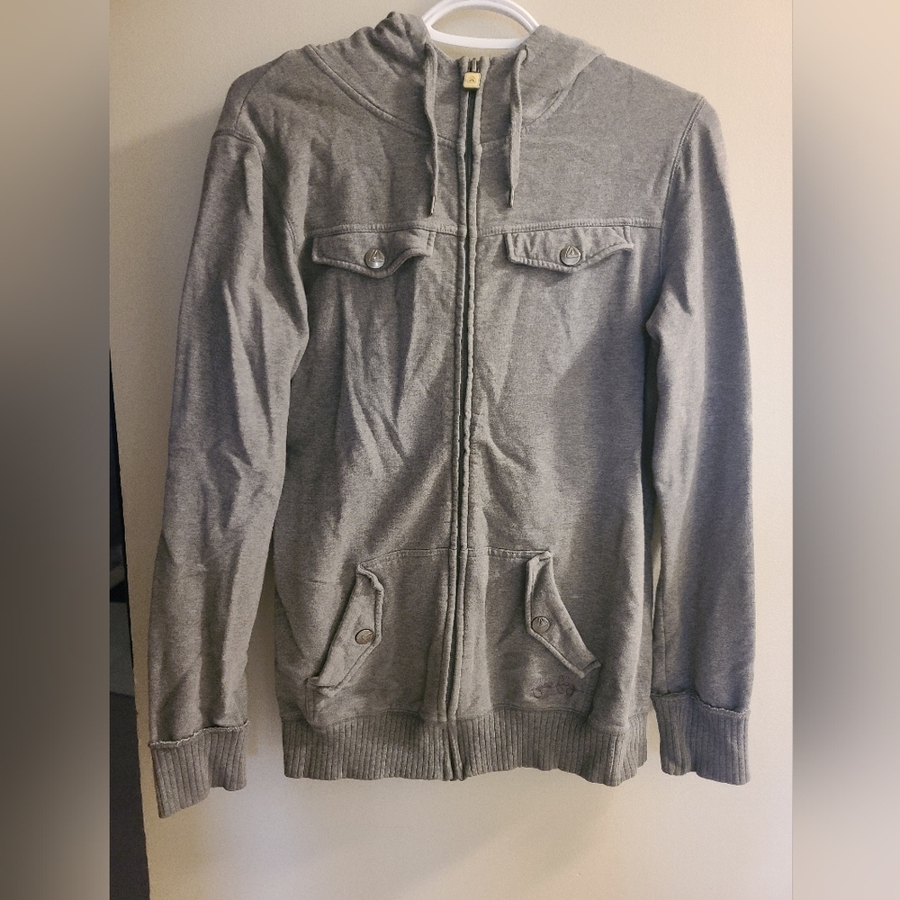 🦄 Firefly Ladies Medium Grey Zip Up Hoodie